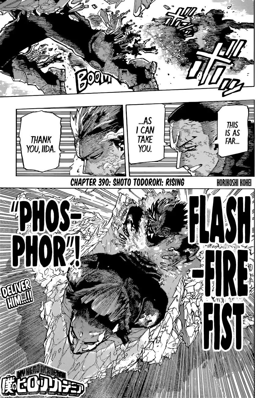 Boku no Hero Academia Chapter 390 1